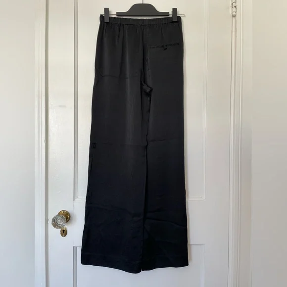 Vince Black Silk Wide Leg Pants XS - Picture 5 of 5